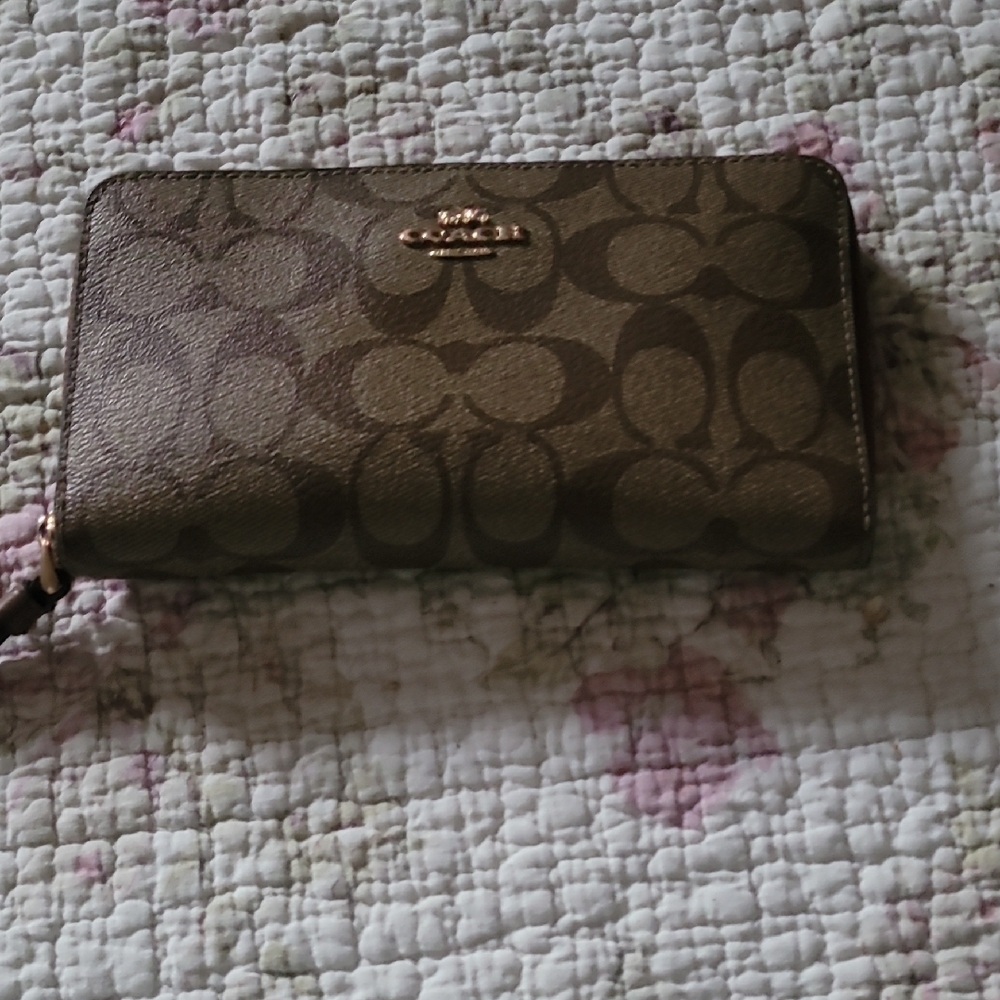 Coach Brown Signature Wallet